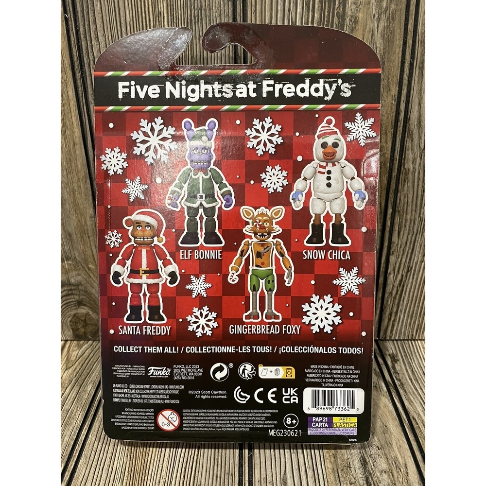 Funko FNAF Christmas Holiday Nutcracker Foxy Action Figure Five Nights At Freddy - Picture 2 of 2